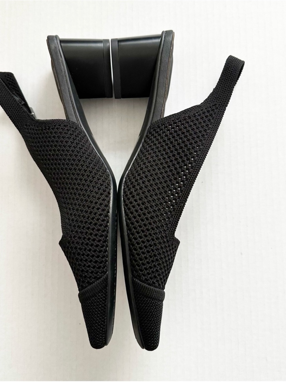 Vivaia Black Slingback Knit Pointed-Toe (Leah Pro) - Picture 6 of 9